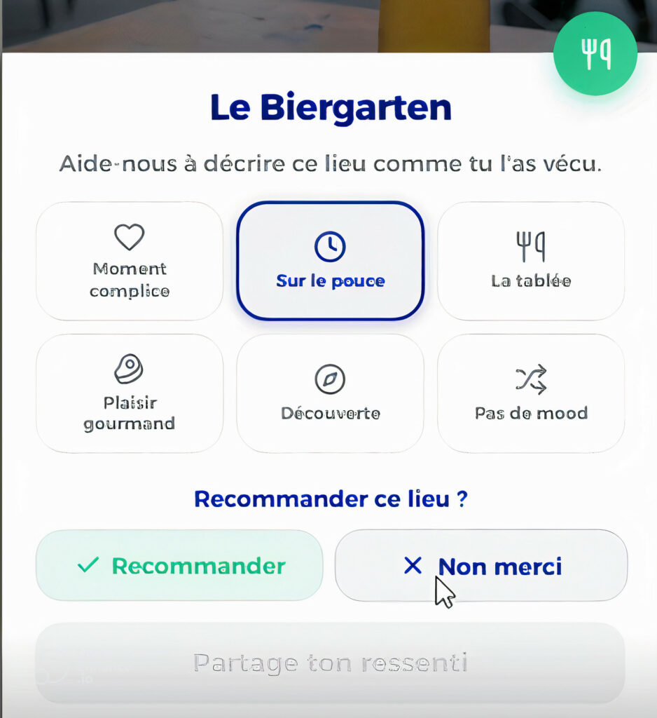 Weespoke est une solution de recommandation locale pour les établissements souhaitant être recommandés aux bonnes personnes, au bon moment.
